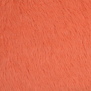 Bright Orange Shaggy Faux Fur