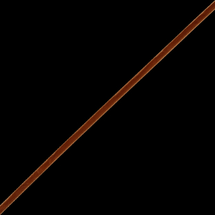 Copper Single-Faced Velvet Ribbon - 0.25"