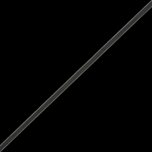 Gray Single-Faced Velvet Ribbon - 0.25"