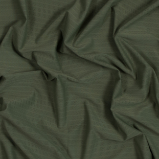 Matte Olive Perforated Polyester Spandex
