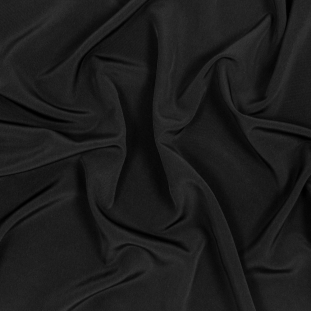 Black Polyester Peachskin