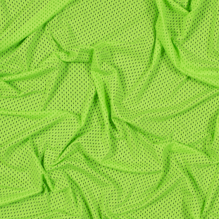 Neon Green Stretch Athletic Mesh