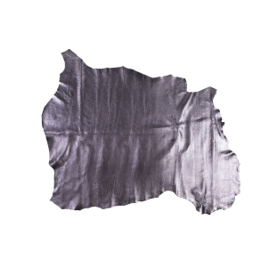 Medium Metallic Lilac Foil Lamb Leather