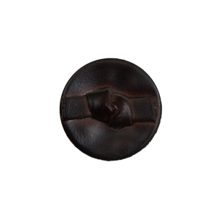 Brown Knotted Plastic Button - 32L/20mm