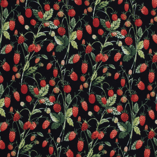 Raspberries Printed Cotton Jersey