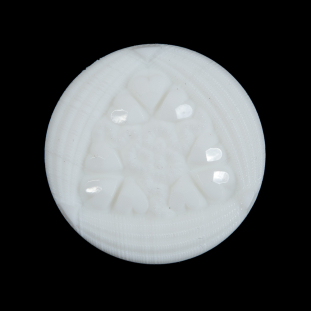 White Etched Shank Back Button - 44L/28mm