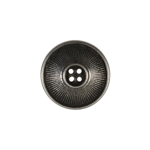 Italian Silver Metal 4-Hole Button - 32L/20mm