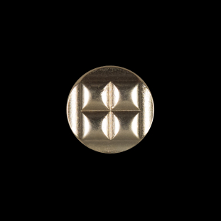 Gold Metal Shank Back Button - 24L/15mm