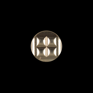 Gold Metal Shank Back Button - 20L/12.5mm