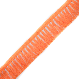 Italian Neon Orange Tassel Fringe - 2.5"