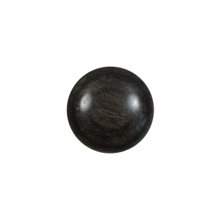 Wood-Like Plastic Button with a Metal Shank Back - 24L/15mm
