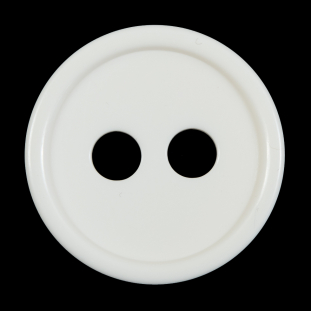 Ivory Plastic 2-Hole Button - 54L/34mm