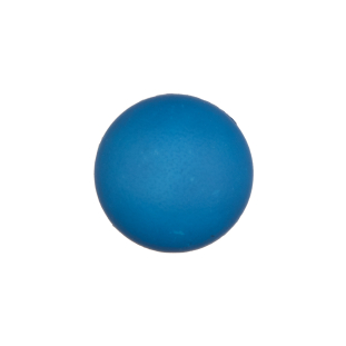 Italian Blue Nylon Shank Back Button - 32L/20mm