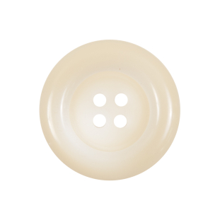 Ivory Plastic 4-Hole Button - 40L/25.5mm