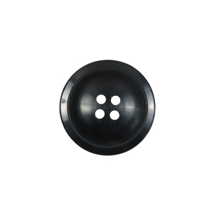 Black Plastic 4-Hole Button - 28L/18mm