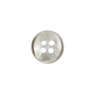 Gray Iridescent Plastic 4-Hole Button - 20L/12.5mm