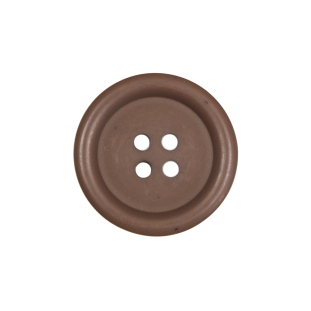 Brown Lipped 4-Hole Button - 36L/23mm