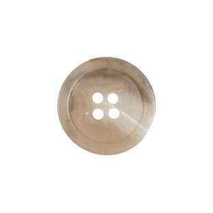 Tan Plastic 4-Hole Button - 32L/20mm