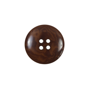 Amber 4-Hole Horn Button - 30L/19mm