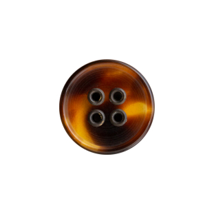 Tortoise Shell 4-Hole Button - 30L/19mm