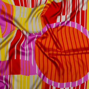 Warm Colors Silk Twill Panel