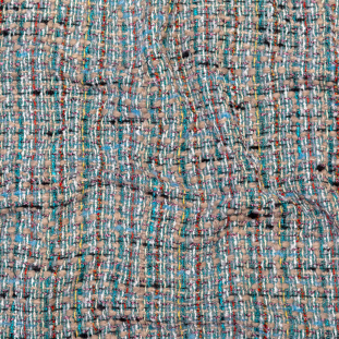 Sea Green Tactile Wool Tweed