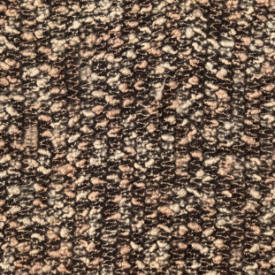 Beige and Black Chunky Wool Knit