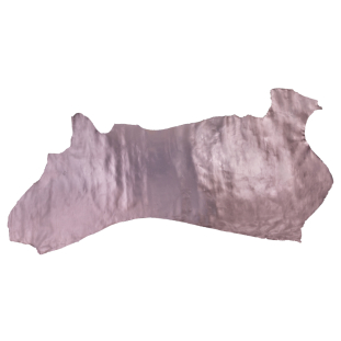 Small Metallic Pastel Pink Half Cow Leather Hide