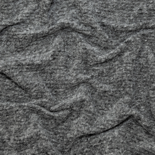 Heathered Charcoal Fuzzy Wool Knit