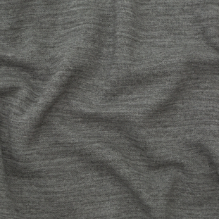 Rag & Bone Heathered Gray and White Fleece-Backed Knit