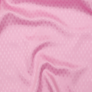 Pink and Lilac Bi-Color Geometric Jacquard Lining