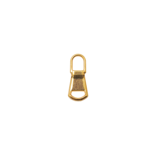 Mood Exclusive Italian Small Gold Rounded Edge Metal Zipper Pull