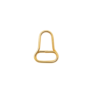 Mood Exclusive Italian Large Gold Open Bell-Shaped Metal Zipper Pull