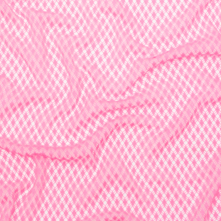 Neon Pink Crochet Lace