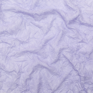 Italian Lavender Novelty Wrinkled Silk Woven