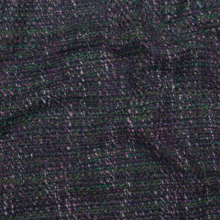 Parachute Purple and Antique Green Wool Tweed