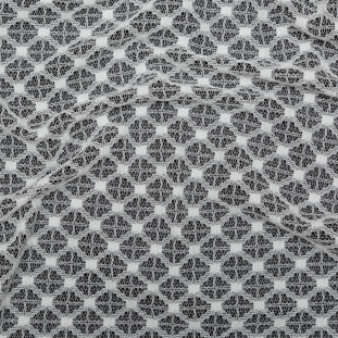 Milly White Diamond Polyester Lace