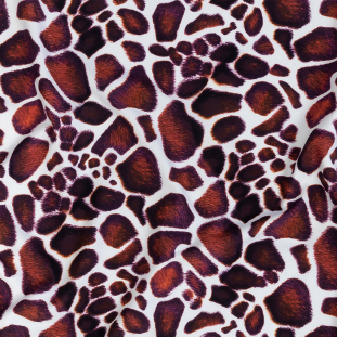 Brown Giraffe Caye UV Protective Compression Swimwear Tricot with Aloe Vera Microcapsules
