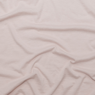 Peach Blush Cotton and Cashmere Blended Lightweight Jersey