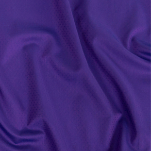 Premium Royal Purple Minute Fleur De Lis Jacquard Cotton Shirting