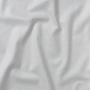 Premium White Woven Herringbone Jacquard Cotton Shirting