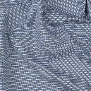 Premium Galaxy Blue Geometric Dobby Cotton Shirting