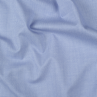 Premium Amparo Blue Geometric Dobby Cotton Shirting