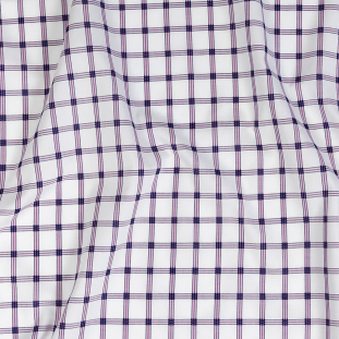 Premium Pink and White Checkered Dobby Cotton Shirting