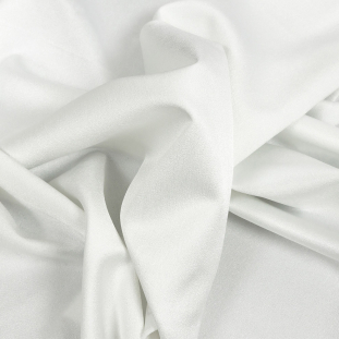 Isla White Lux Polyester Crepe Back Satin