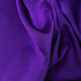 Isla Purple Lux Polyester Crepe Back Satin