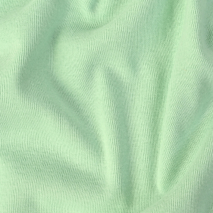 Mint 1x1 Cotton Tubular Rib Knit