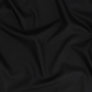 Super 120 Black Monostretch Wool Suiting
