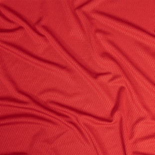 Red Coolmax Wicking Athletic Mesh