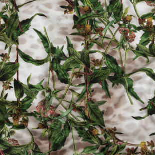 Ravello Misty Foliage Mercerized Organic Egyptian Cotton Shirting